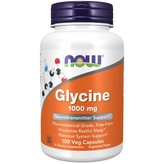 Glycin 1000 mg - NOW Foods - 100 kaps.