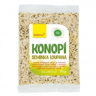 BIO Konopná semínka loupaná - Wolfberry - 100 g