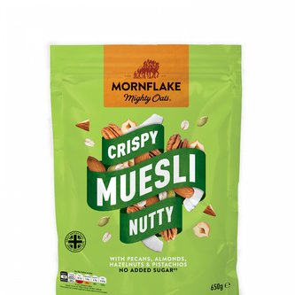 Křupavé Müsli Nutty 650 g - Mornflake - 650 g