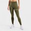 Dámské legíny Flux Khaki - SQUATWOLF - Velikost: XS