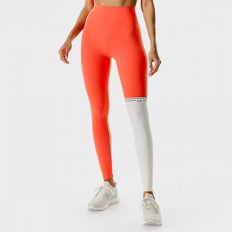 Dámské legíny LAB360º Colour Block Hot Coral - SQUATWOLF - Velikost: L