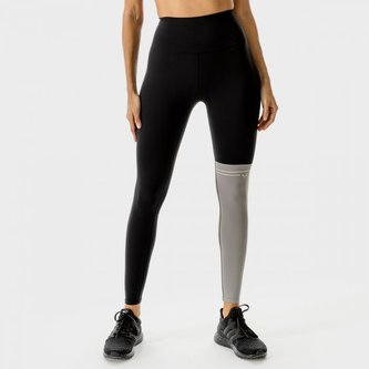 Dámské legíny LAB360º Colour Block Black Titanium - SQUATWOLF - Velikost: M