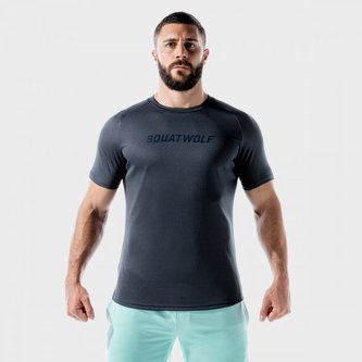 Tričko LAB360º Recycled Mesh Tee Blue Nights - SQUATWOLF - Velikost: S