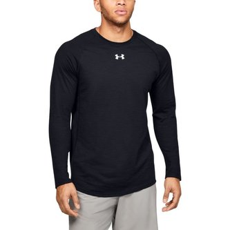 Tričko Long Sleeve Charged Cotton Black - Under Armour - Velikost: XL