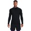 Pánské tričko ColdGear Armour Fitted Mock Black - Under Armour - Velikost: L
