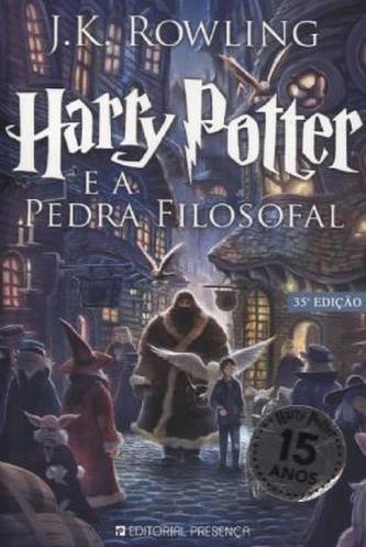 Harry Potter e a Pedra Filosofal. Harry Potter und der Stein der Weisen, portugiesische Ausgabe