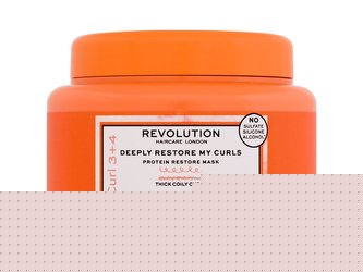 Revolution Haircare Intenzivní hydratační maska pro kudrnaté a vlnité vlasy Deeply Restore My Curls (Protein Restore Mask) 220 ml woman