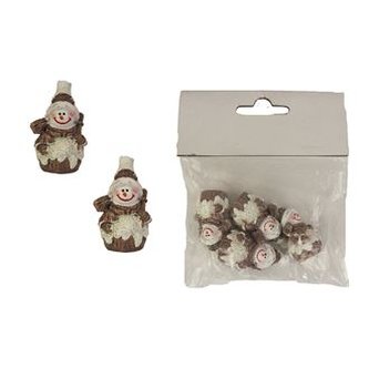 Sněhulák dekorační 4 ks X2785