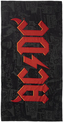 Uterák - osuška AC/DC: Red Logo (90 x 180 cm)