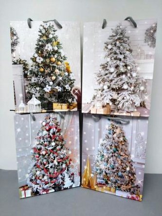 Taška vánoční stromek střední