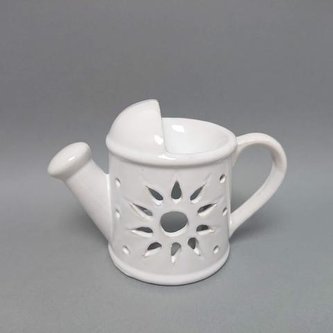 Aromalampa kanvička biela