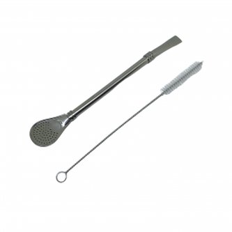 Yerba Maté Bombilla 19cm + štětka Kaffia