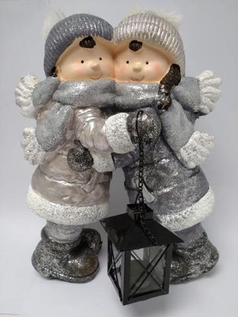 Děti s lucernou pár velký