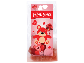 LIPOO ČAJOVÍ MEDVÍDCI MAMINCE DÁRKOVÝ S PŘÍCHUTÍ MALINA A VANILKA 50G