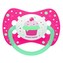 Canpol babies Dudlík silikonový symetrický 0-6m CUPCAKE růžový