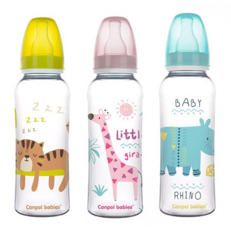 Canpol babies Fľaša s potlačou AFRIKA 250ml