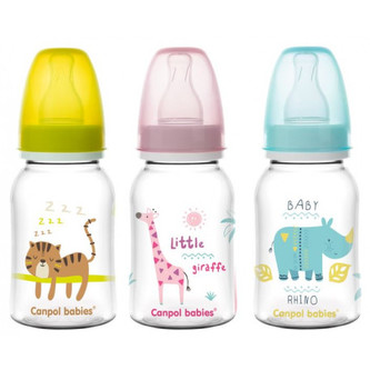 Canpol babies Fľaša s potlačou AFRIKA 120ml