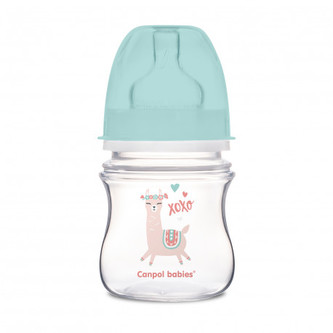 Canpol babies Lahev se širokým hrdlem EXOTIC ANIMALS 120 ml zelená Canpol babies Lahev se širokým hrdlem EXOTIC ANIMALS 120 ml zelená