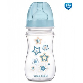 Canpol babies Fľaša so širokým hrdlom NEWBORN BABY 240ml