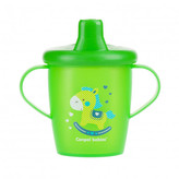 Canpol babies Nevylievací hrnček TOYS 250ml zelený