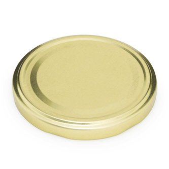 Víčko ¤66mm Twist 10ks zlatá