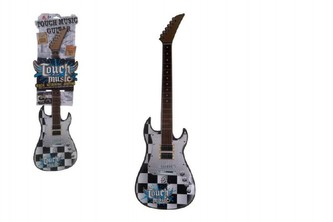 Kytara dotyková plast 77cm na baterie se zvukem na kartě