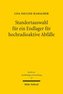 Standortauswahl für ein Endlager für hochradioaktive Abfälle