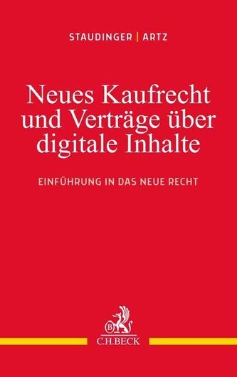 Neues Kaufrecht und Verträge über digitale Produkte