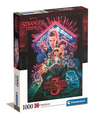 Clementoni Puzzle - Stranger Things (Season 3) 1000 dielikov