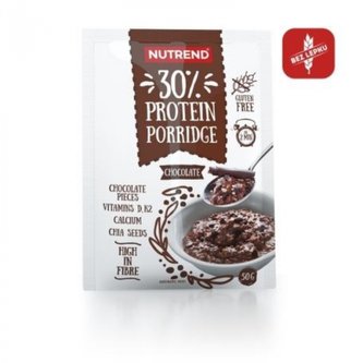 Proteinová kaše Protein Porridge - Nutrend - malina - 5 x 50 g