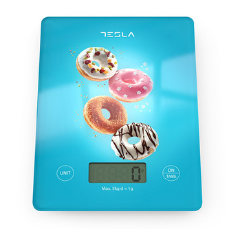 Kuchyňská váha Tesla, KS100B, 2xAAA, funkce uzamčení dat