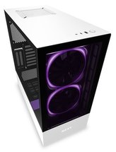 NZXT skříň H510 ELITE / ATX / průhledné čelo a bok / USB 3.0 / USB-C 3.1 / RGB LED / Smart case s intel. funkcemi/ bílá