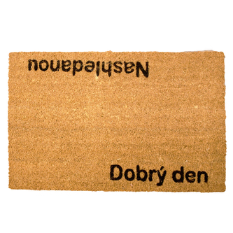 Rohožka s originálním textem, Dobrý den, Nashledanou, 40x60 cm
