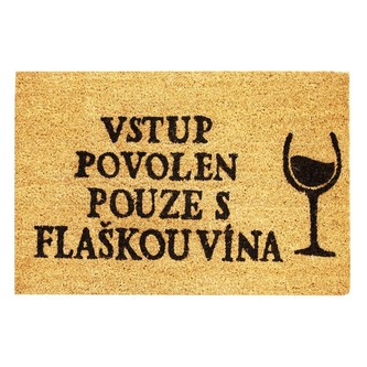 Rohožka FLAŠKA VÍNA 40x60 cm