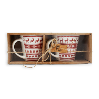 Sada dvou hrnků 340 ml, v krabičce, Sobík