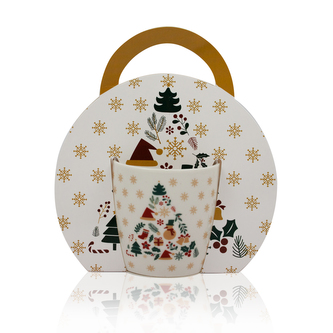 Porcelánový hrnček 300 ml, Vianoce