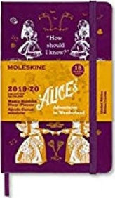 Moleskine: Alenka v ríši divov plánovací zápisník 2019-2020 S