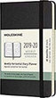 Moleskine: Horizontální diář 2019-2020 tvrdý černý S