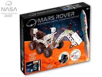 NASA vesmírné vozidlo kovové na baterie 137ks 8+ v krabičce
