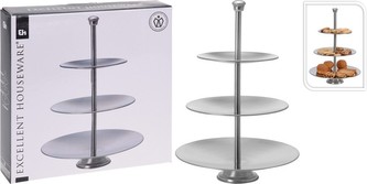 EXCELLENT Etažér 3 poschodový nerez KO-A12160090