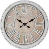 Hodiny nástenné RETRO 50,5 cm biela