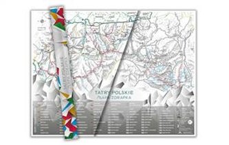 Mapa Zdrapka Tatry Polskie BIAŁA