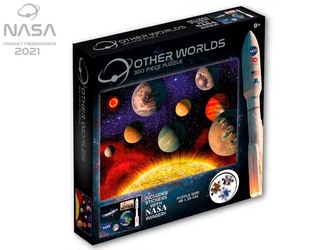 NASA puzzle sluneční soustava 48x35cm 300dílků 8+ v krabičce