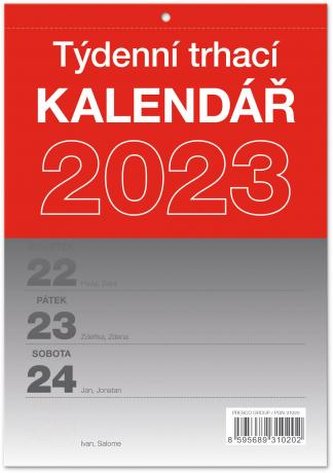 Kalendář 2023 nástěnný: Trhací týdenní, A5