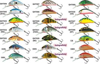 Rybářské woblery Hornet H4F QHT087