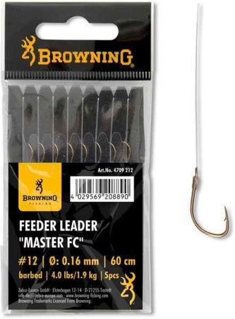 Feeder návazec Feeder Leader MASTER FC 0,14mm/1,45kg háčik #14