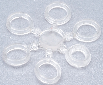 FC Bait bands silikonové gumičky 3ks - TB pr. 10 mm, barva černá