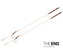 Návazec THE END Boilie rig / 2ks - 20cm/25lbs/#2