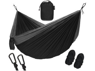 hamaka pro 2 osoby 300x200cm BASIC ČER/ŠE