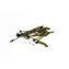 RIDGEMONKEY: Rovnátko Connexion D-Rig Kickers Large Weed Green 10ks
